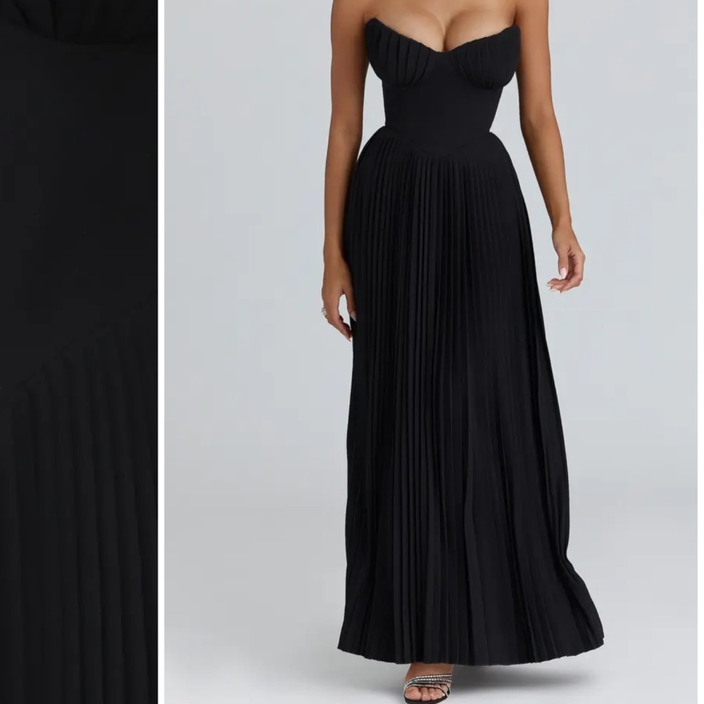 House of CB Marcella pleated dress